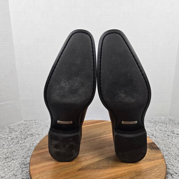 Mezlan Mens 9M Trento Brown Leather Slip On Business Casual Daily Penny Loafer - Picture 8 of 13